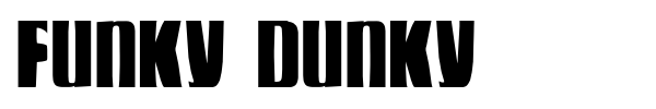 Funky Dunky font preview